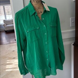 Elan-  Green Casual Shirt